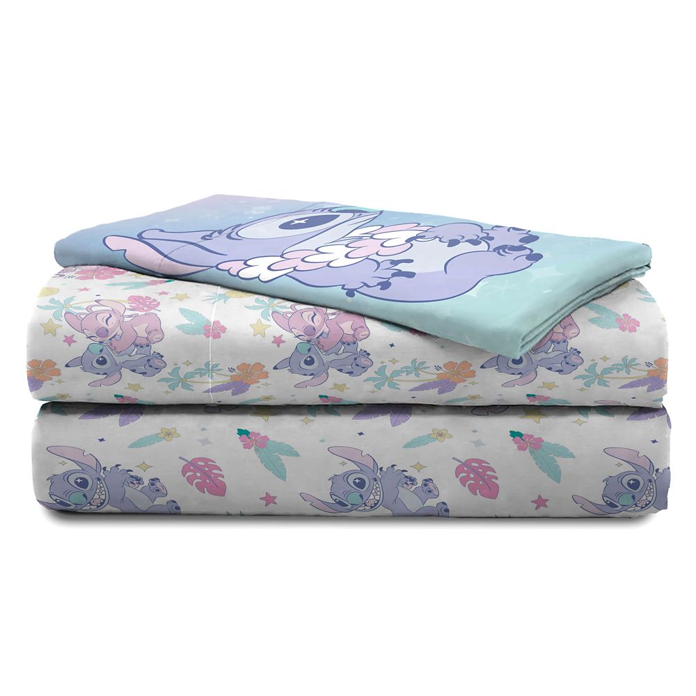 Stitch and Angel Sheet Set &ndash; Lilo & Stitch &ndash; Twin / Full