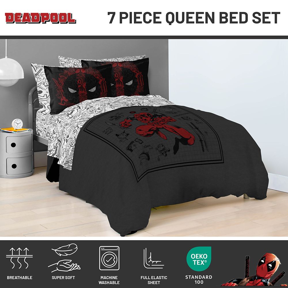 Deadpool Bedding Set &ndash; Twin / Full / Queen