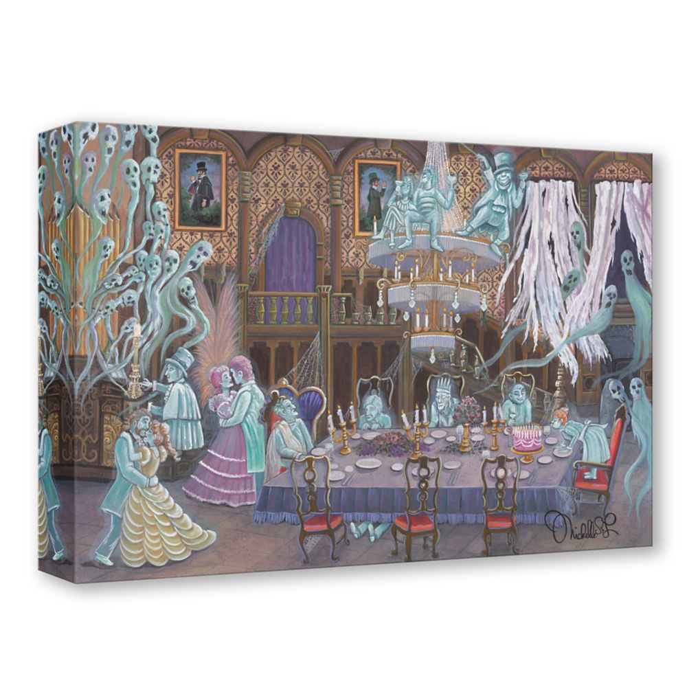 The Haunted Mansion ''Haunted Ballroom'' Gallery Wrapped Canvas by Michelle St.Laurent - Limited Edition