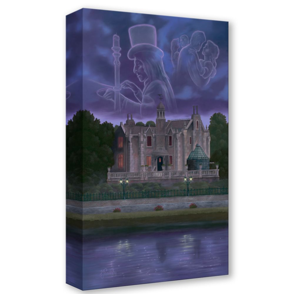 The Haunted Mansion ''Midnight Waltz'' Gallery Wrapped Canvas by Michael Provenza &ndash; Limited Edition