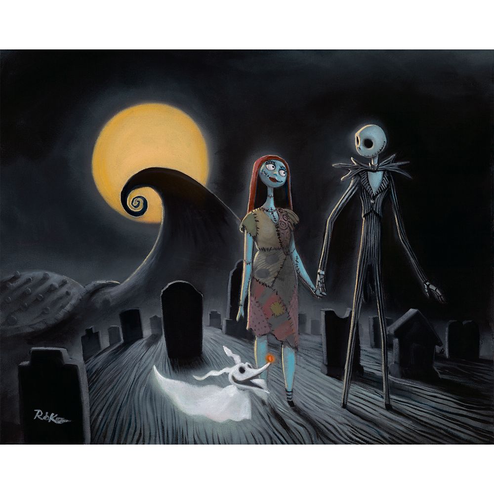 The Nightmare Before Christmas ''Forevermore'' Gallery Wrapped Canvas by Rob Kaz – Limited Edition