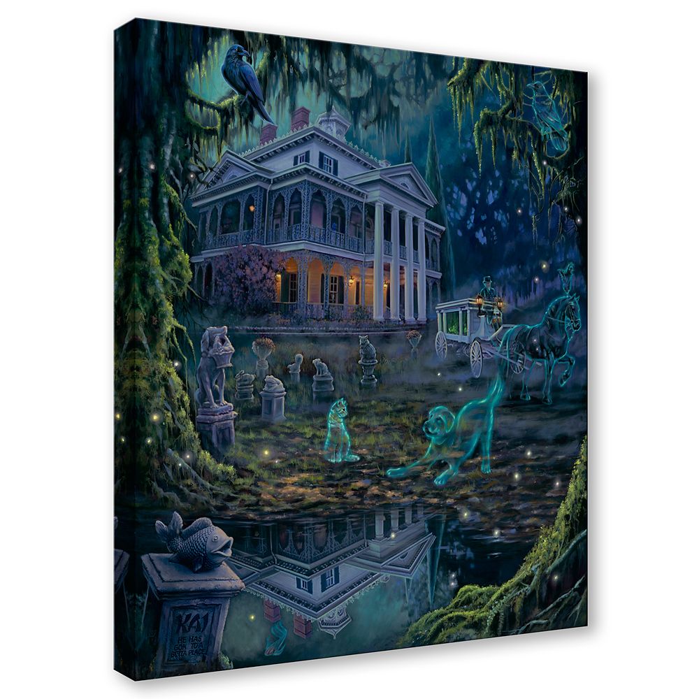 The Haunted Mansion ''Dearly Beloved Pets'' Gallery Wrapped Canvas by James Crouch &ndash; Signed Limited Edition