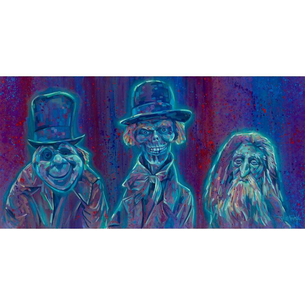 Hitchhiking Ghosts Uninvited Guests Gallery Wrapped Canvas by James Crouch  Signed Limited Edition Official shopDisney