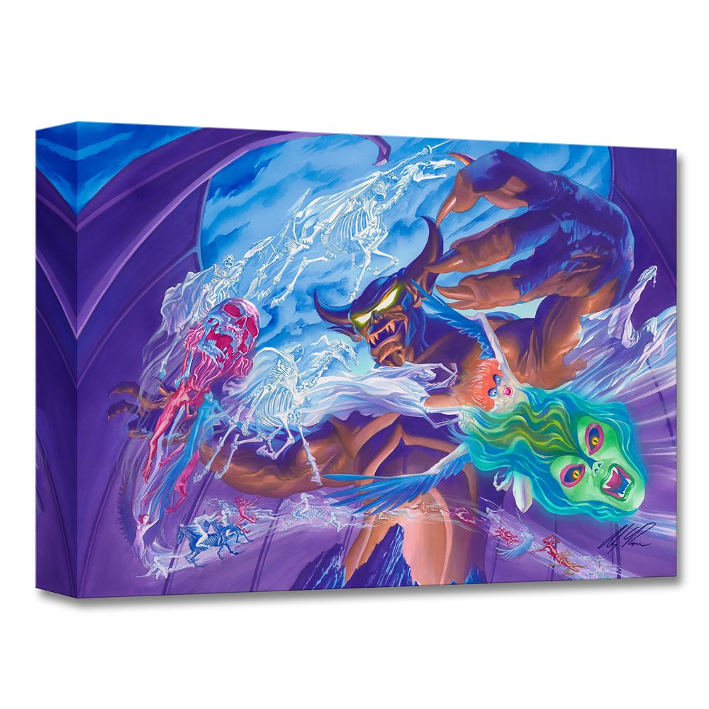 Chernabog ''Bald Mountain'' Gallery Wrapped Canvas by Alex Ross &ndash; Fantasia &ndash; Limited Edition