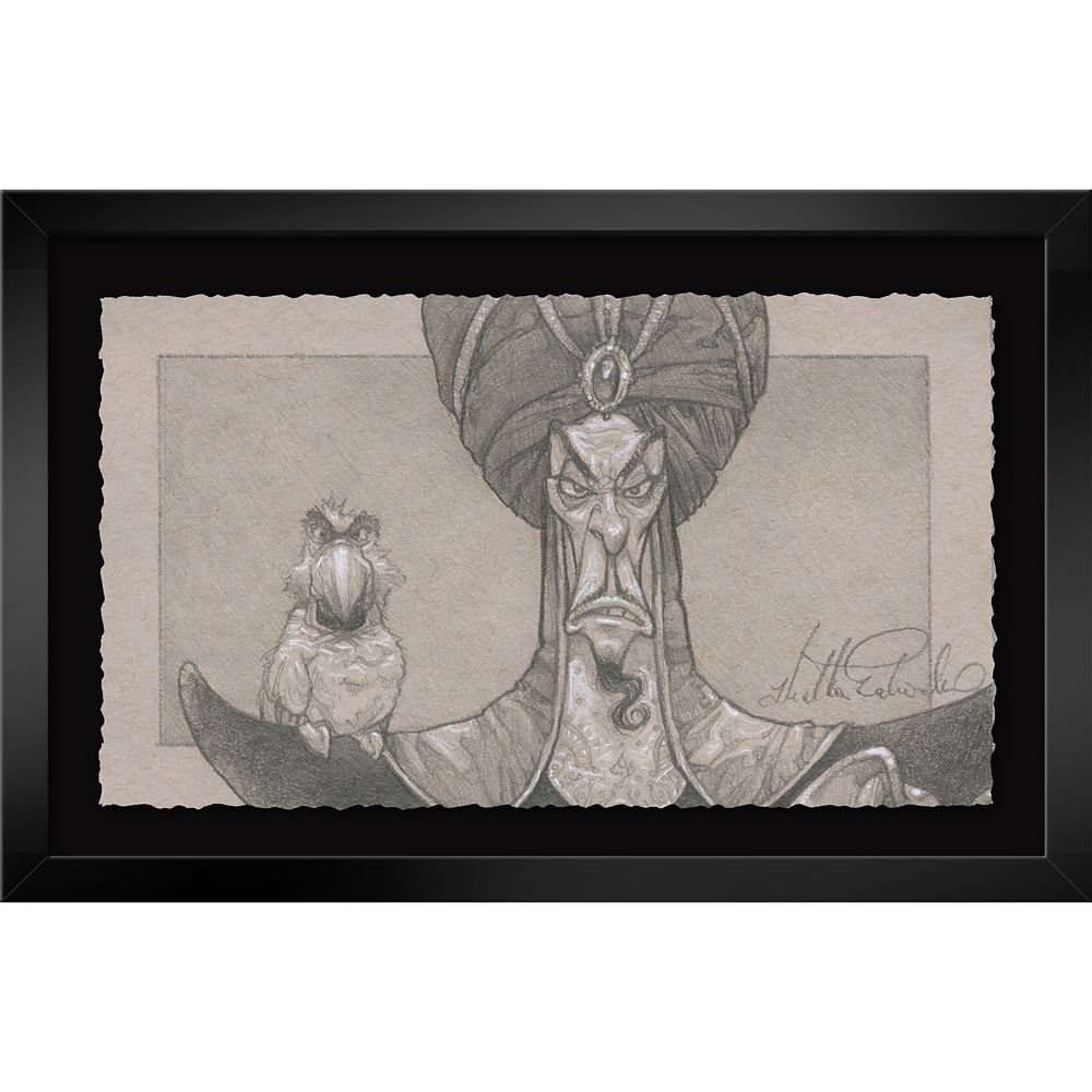 Jafar Try Me Framed Print by Heather Edwards  Aladdin  Signed Limited Edition Official shopDisney