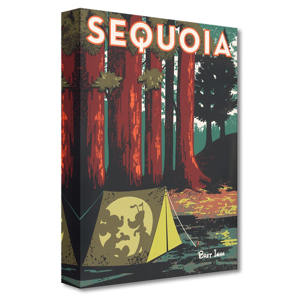 Mickey Mouse and Pluto ''Sequoia'' Gallery Wrapped Canvas by Bret Iwan - Limited Edition