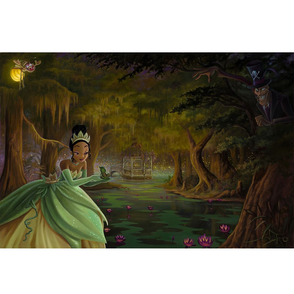 Tiana ''Tiana's Enchantment'' Gallery Wrapped Canvas by Jared Franco – The Princess and the Frog – Limited Edition