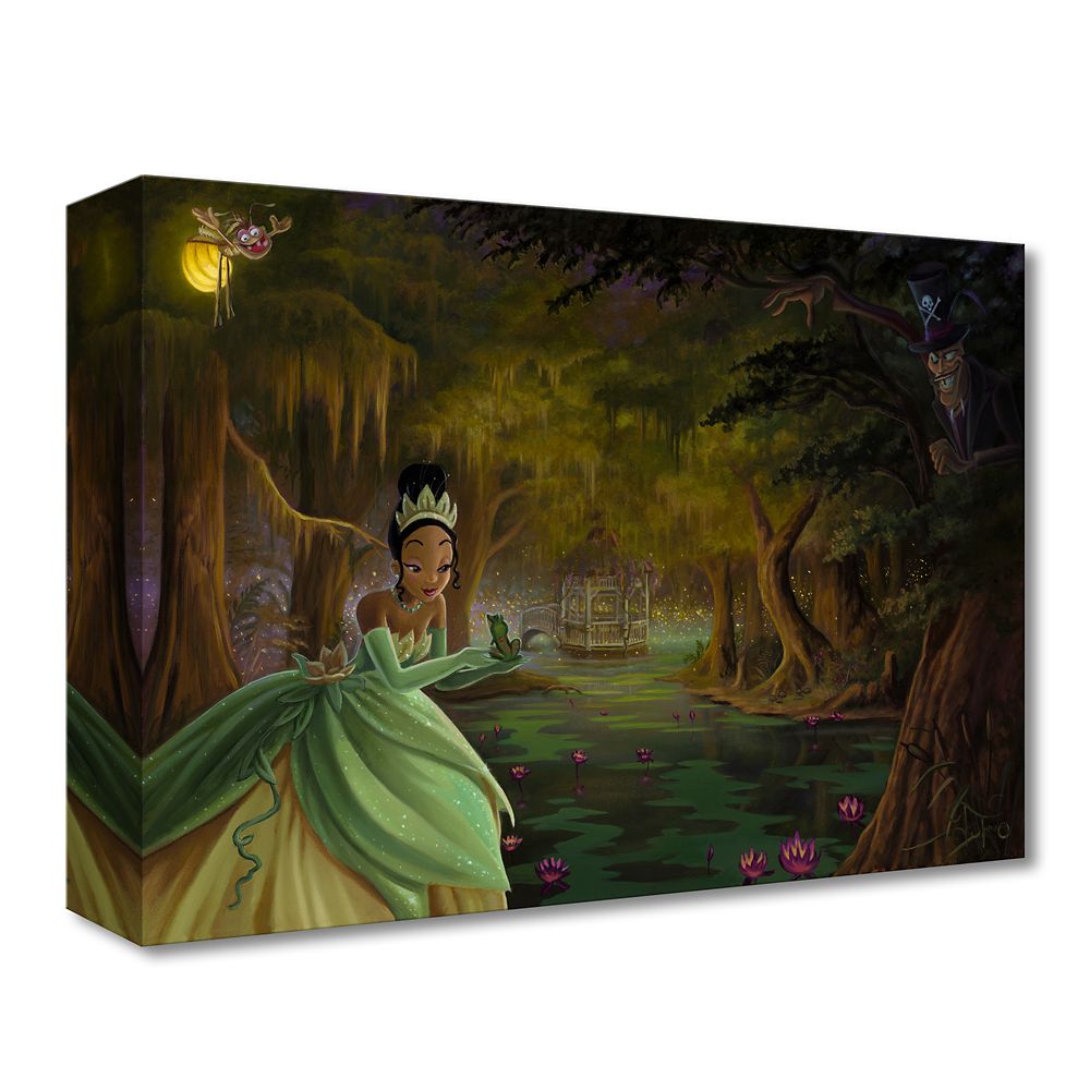 Tiana ''Tiana's Enchantment'' Gallery Wrapped Canvas by Jared Franco - The Princess and the Frog - Limited Edition
