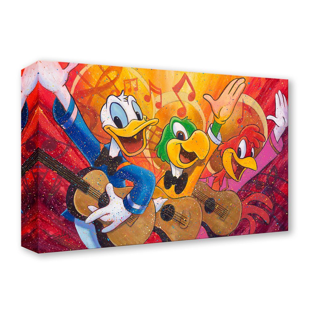 The Three Caballeros ''Three Caballeros'' Gallery Wrapped Canvas by Stephen Fishwick &ndash; Limited Edition