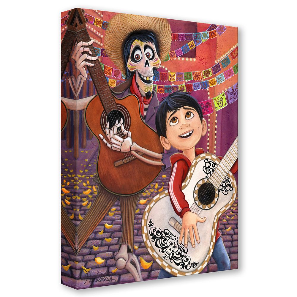 Coco ''Music in My Soul'' Gallery Wrapped Canvas by Michelle St.Laurent &ndash; Limited Edition