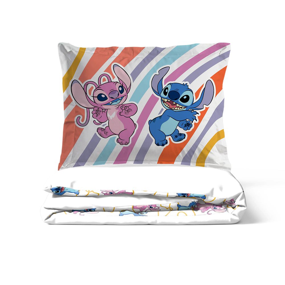 Stitch and Angel Comforter and Sham Bedding Set Full Lilo & Stitch Official shopDisney