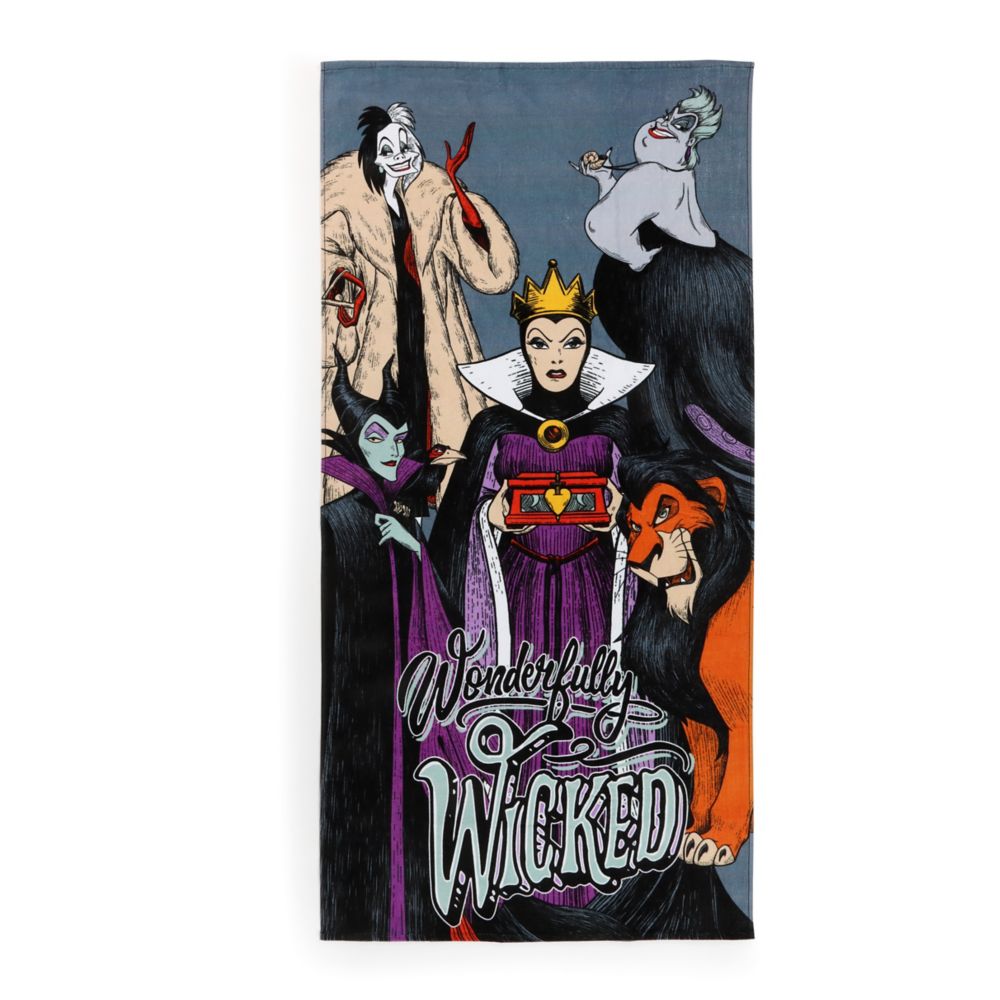 Disney Villains Beach Towel and Tote Bag Set