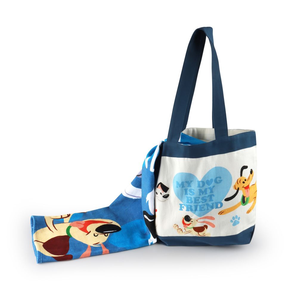 Disney Dogs Beach Towel and Tote Bag Set