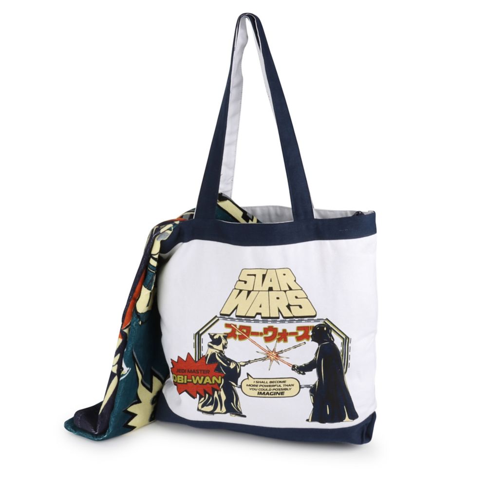 Star Wars Retro Comic Book Towel and Tote Bag Set