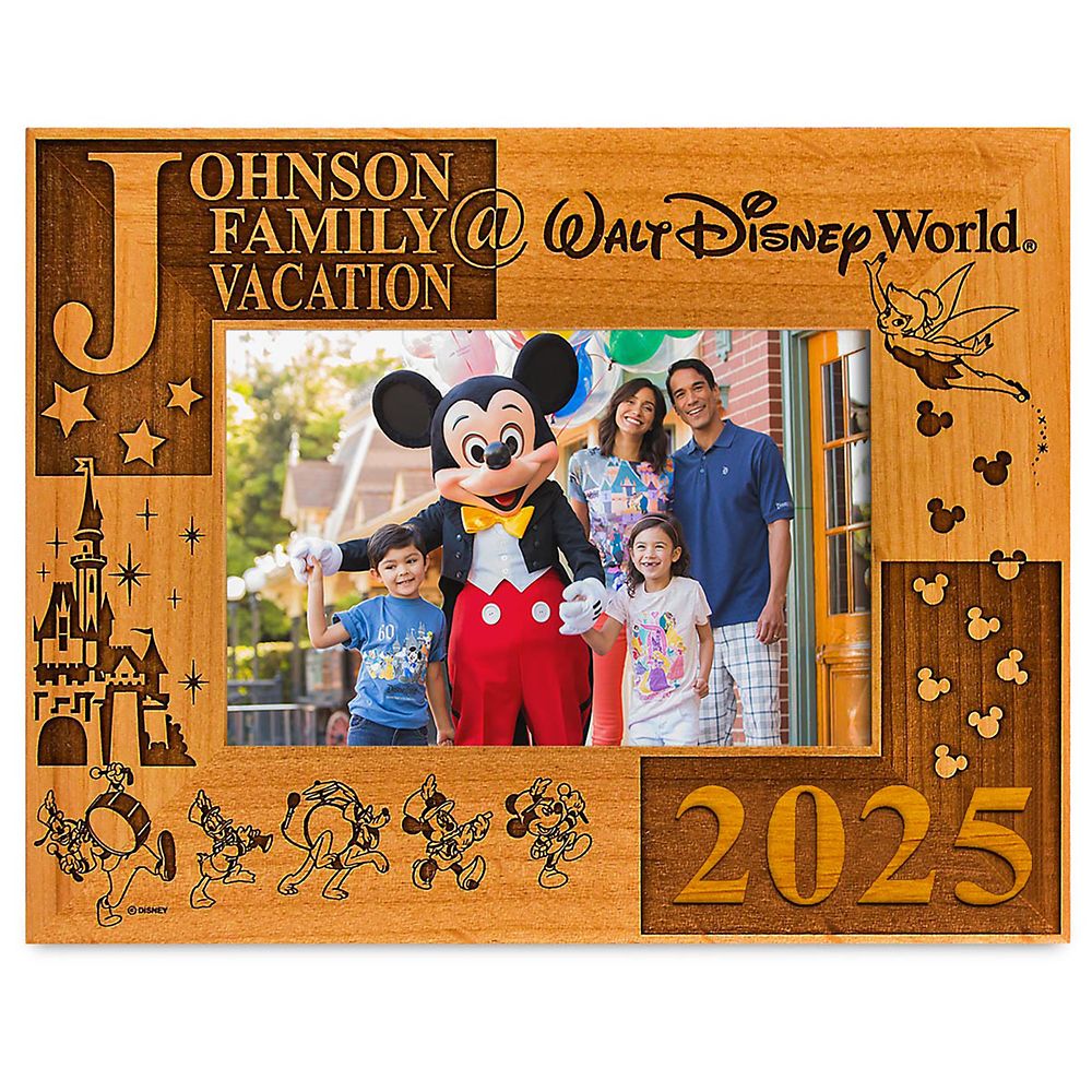 Walt Disney World 2025 Photo Frame by Arribas  4 x 6  Personalized