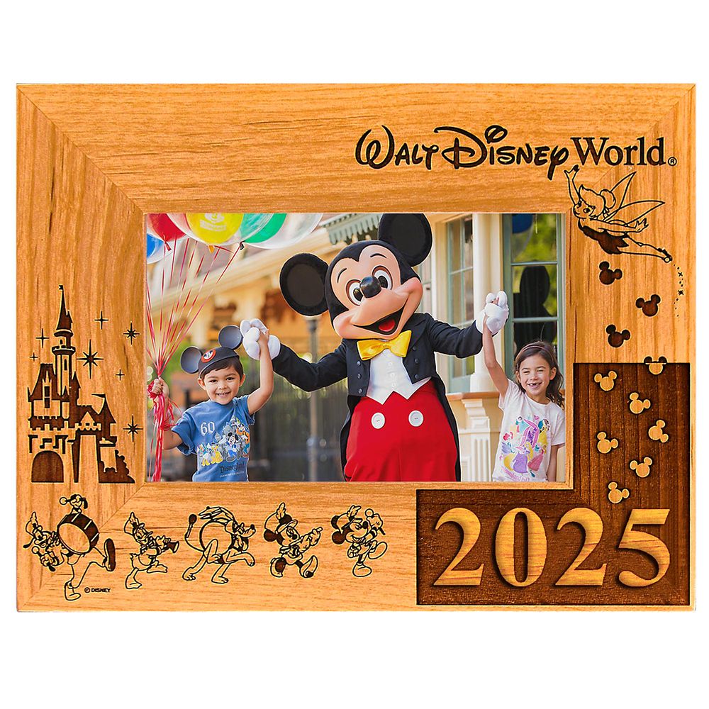 Walt Disney World 2025 Photo Frame by Arribas &ndash; 4'' x 6'' &ndash; Personalized