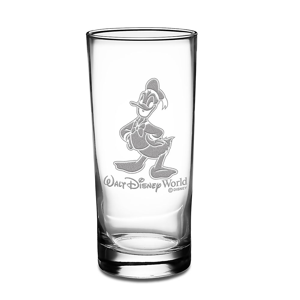 Mickey Mouse and Friends Glass Tumbler Set by Arribas - Walt Disney World - Personalized