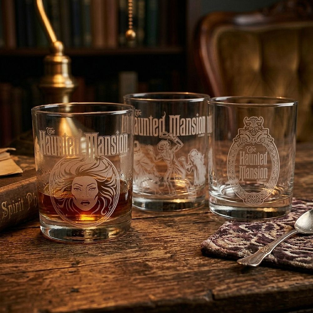 The Haunted Mansion Glass Set by Arribas - Personalized