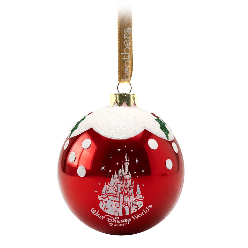 Walt Disney World Glass Ornament by Arribas - Personalized