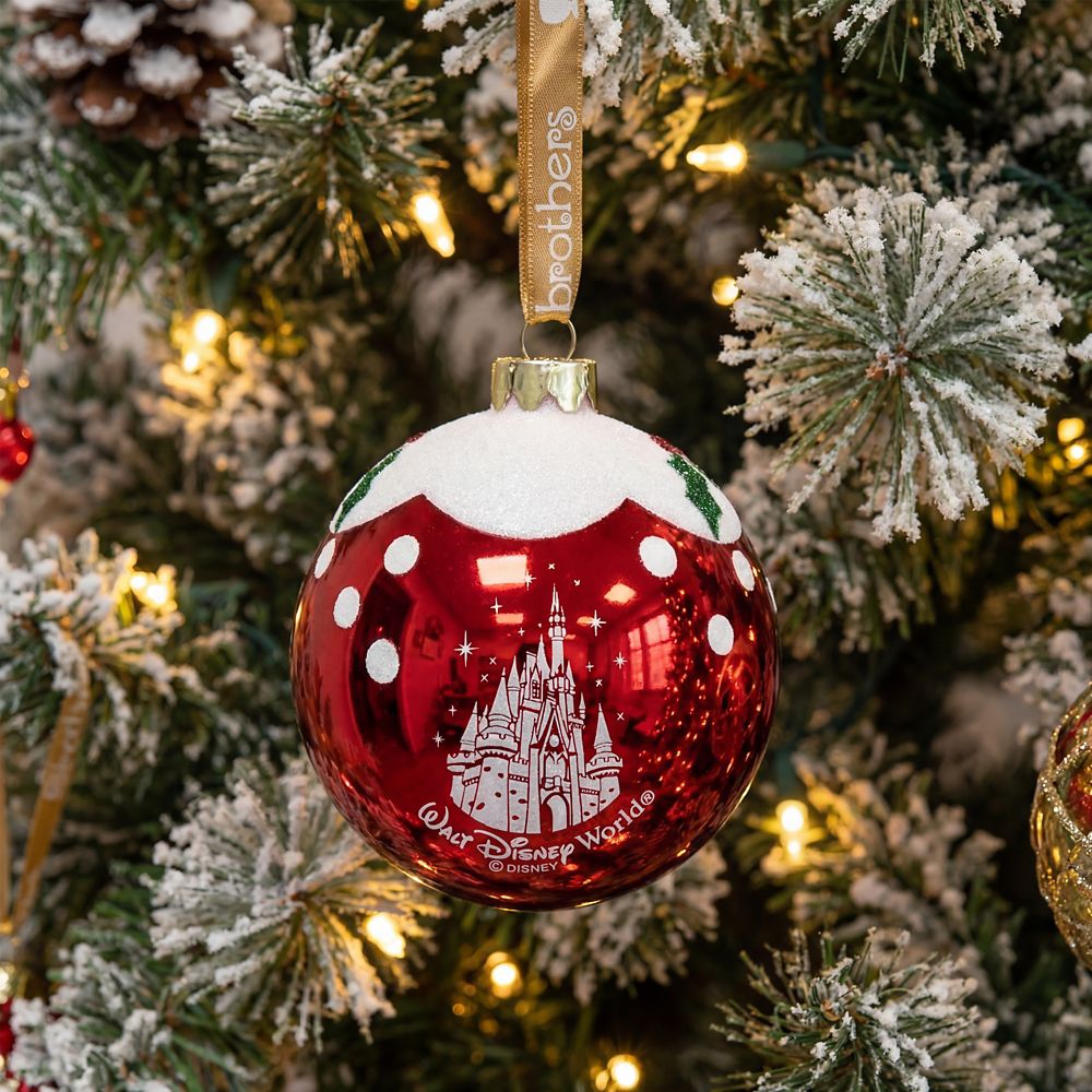 Walt Disney World Glass Ornament by Arribas - Personalized