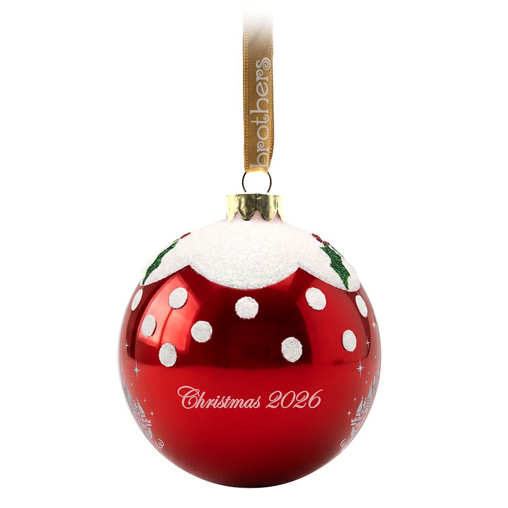 Walt Disney World Glass Ornament by Arribas - Personalized