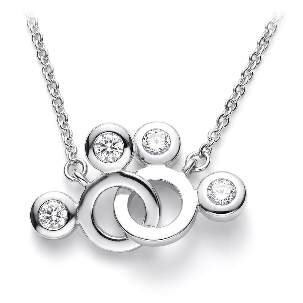 Mickey Mouse Icons Loop Necklace by Arribas