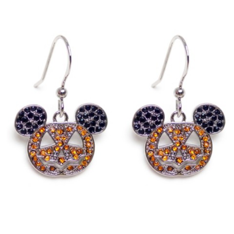 Arribas Brothers Mickey Mouse Icon Halloween Pumpkin Earrings by Arribas