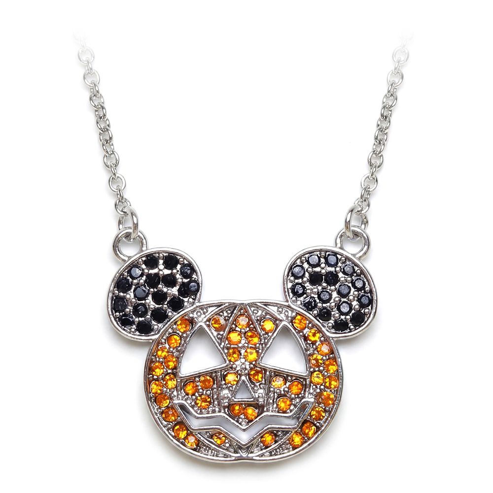 Mickey Mouse Icon Halloween Pumpkin Necklace by Arribas