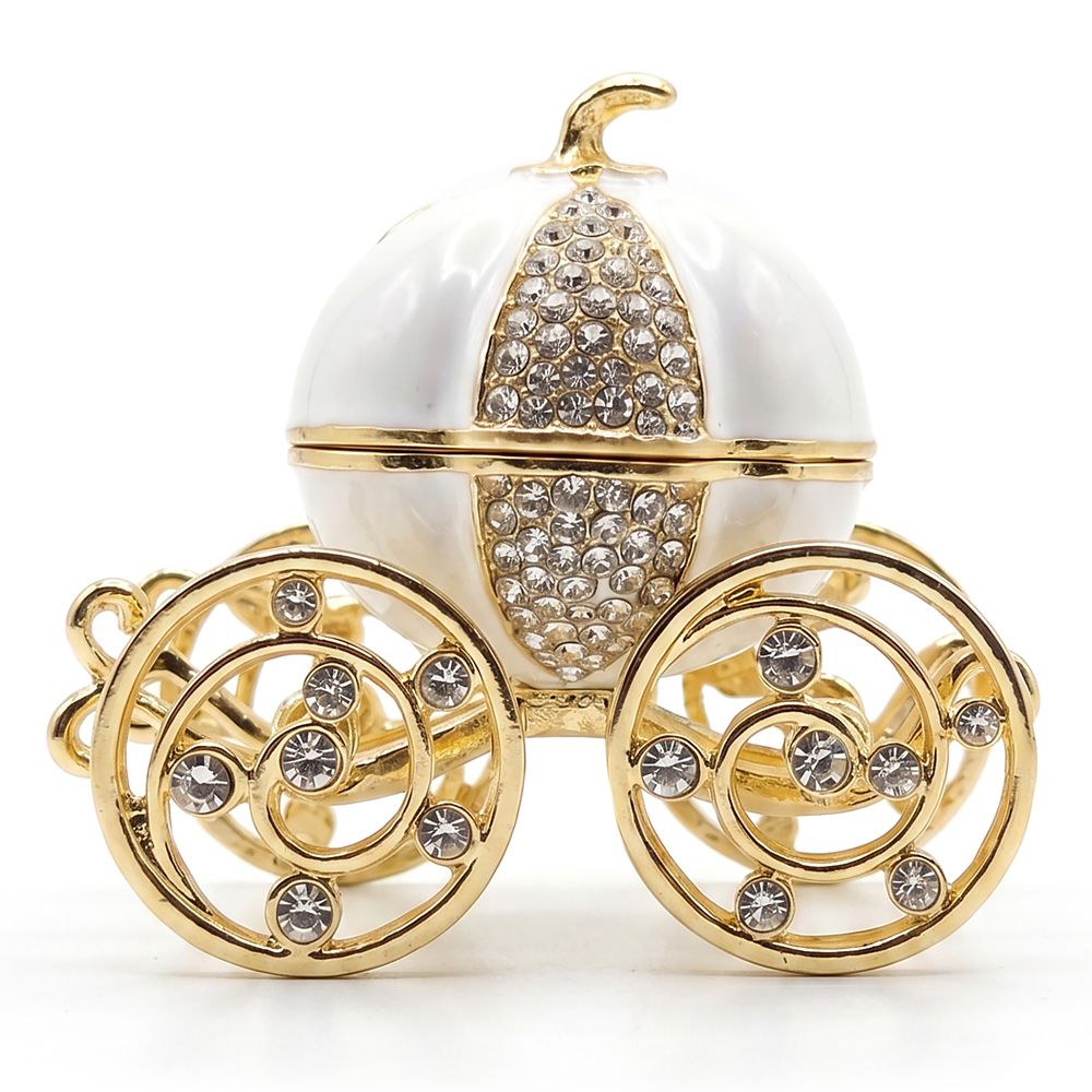 Pumpkin Coach Trinket Box by Arribas &ndash; Cinderella