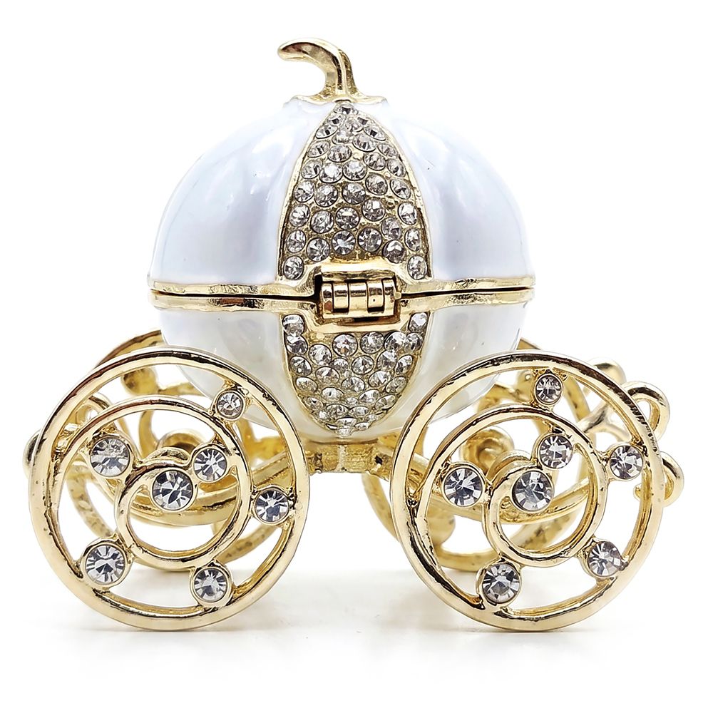 Pumpkin Coach Trinket Box by Arribas &ndash; Cinderella