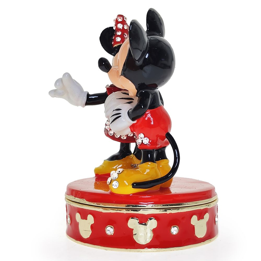 Mickey Mouse and Minnie Mouse Trinket Box by Arribas