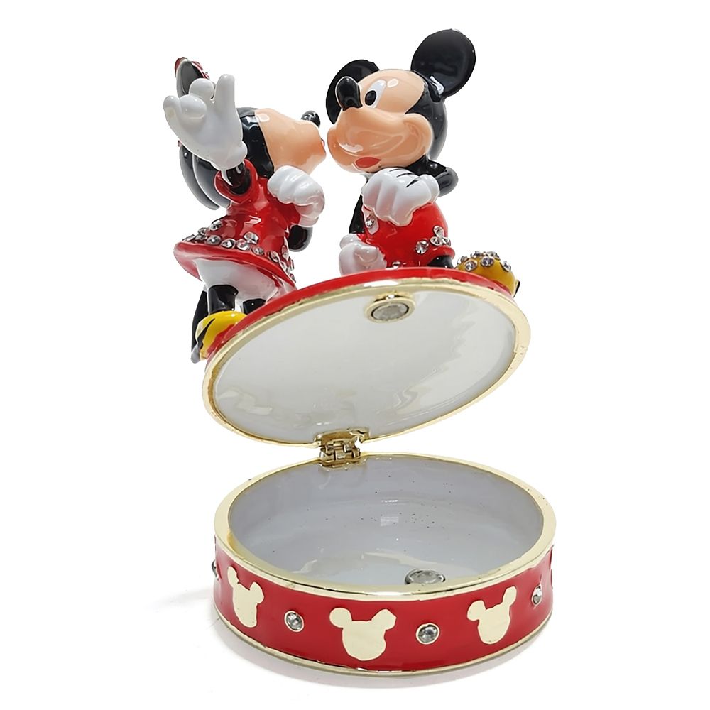 Mickey Mouse and Minnie Mouse Trinket Box by Arribas