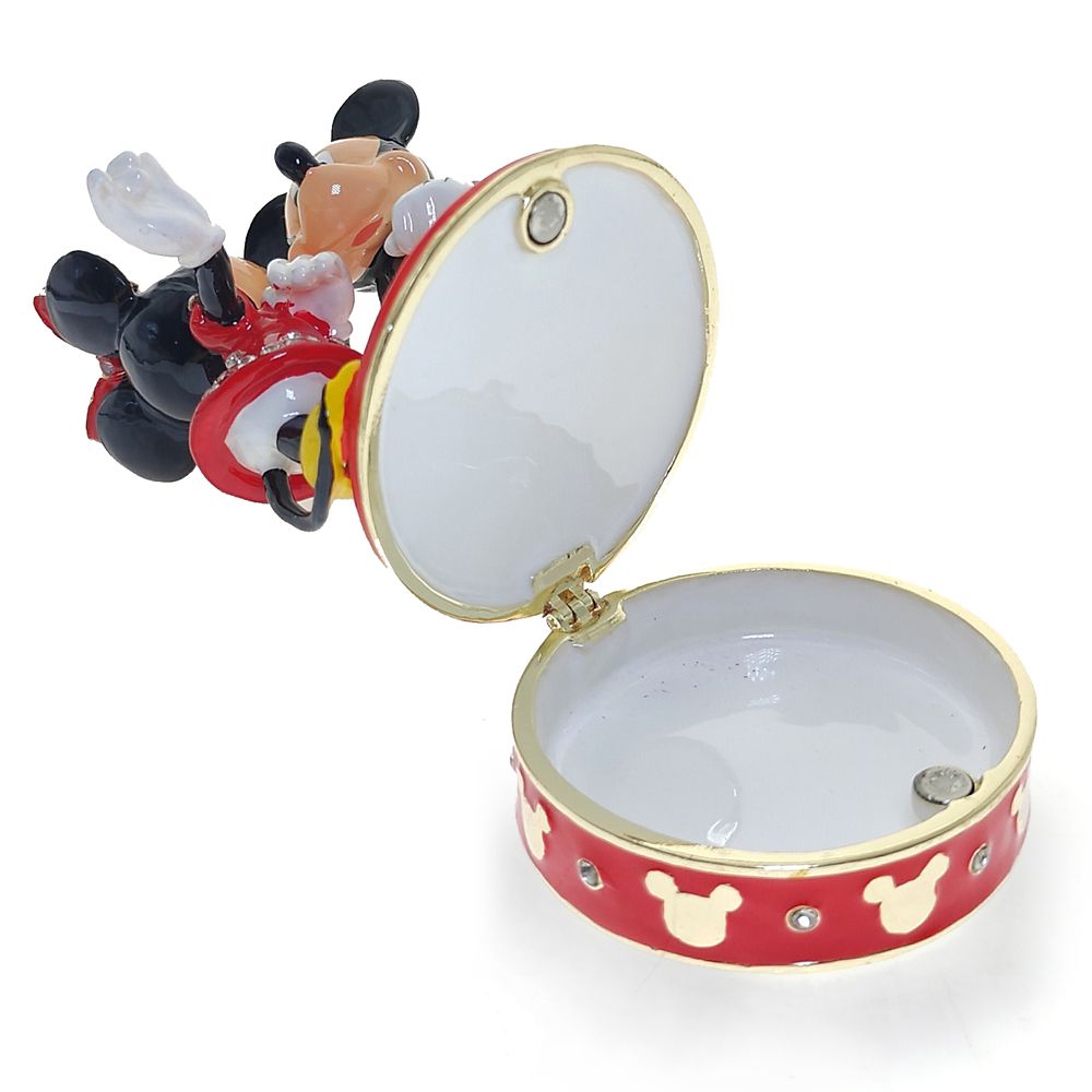 Mickey Mouse and Minnie Mouse Trinket Box by Arribas
