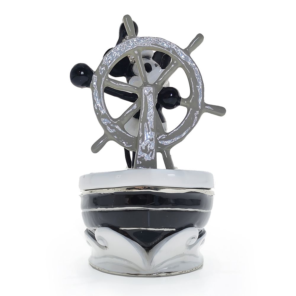 Mickey Mouse Trinket Box by Arribas &ndash; Steamboat Willie