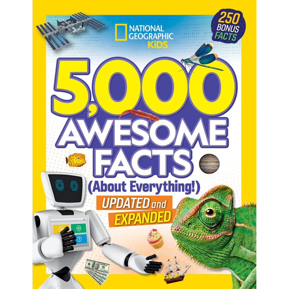 5,000 Awesome Facts (About Everything!) 2nd Edition Book  National Geographic Kids Official shopDisney