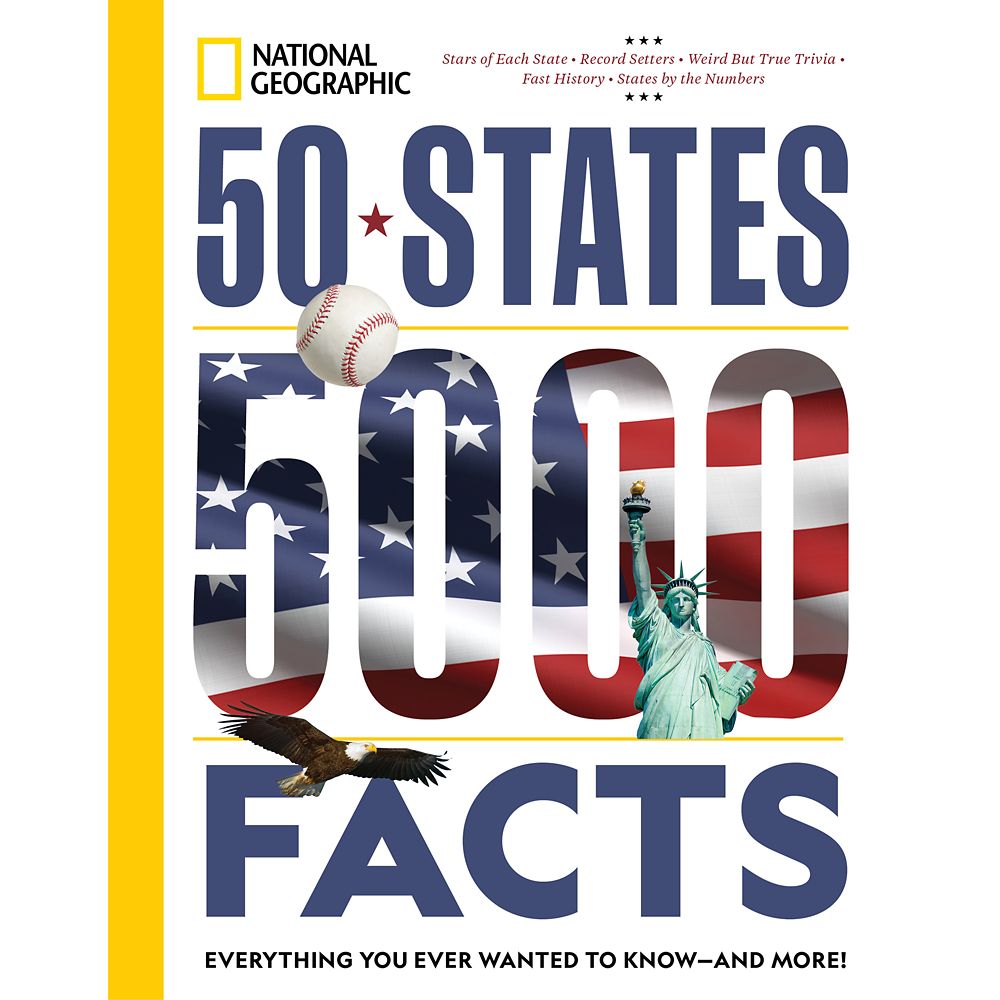 50 States, 5,000 Facts Book  National Geographic Kids Official shopDisney