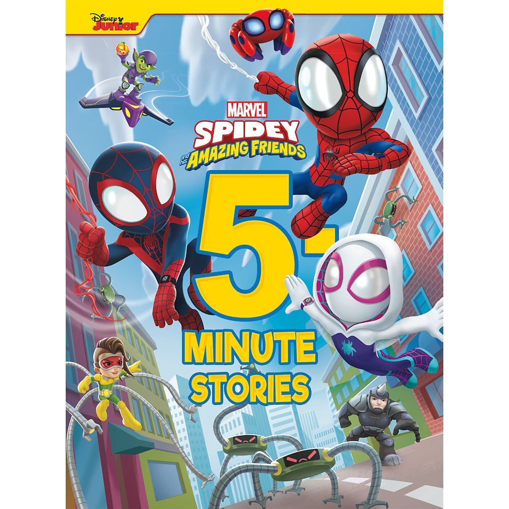 Spidey and His Amazing Friends 5-Minute Stories Book Official shopDisney