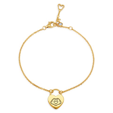 CRISLU Mickey Mouse Heart Hands Bracelet by