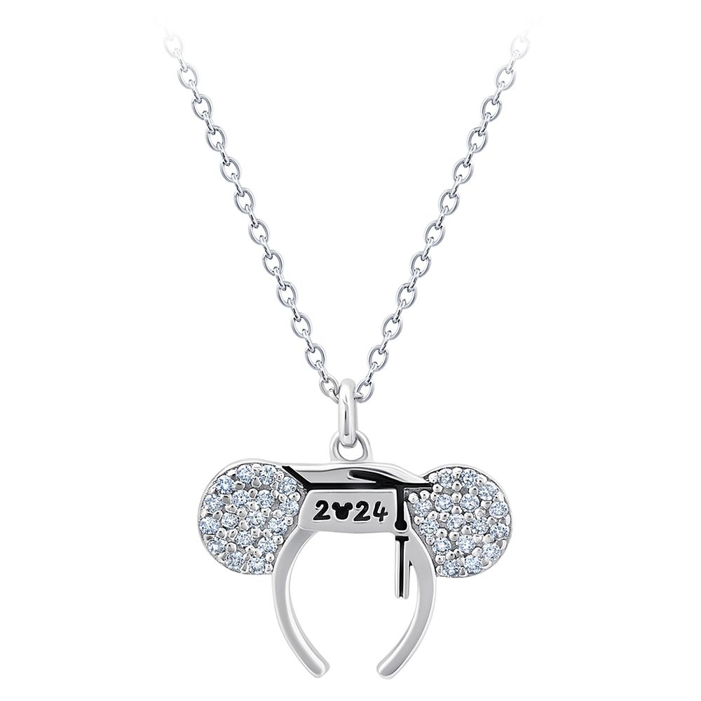 Mickey Mouse Icon Graduation 2024 Necklace by CRISLU Official shopDisney