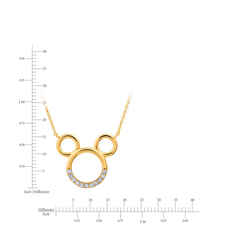 Mickey Mouse Icon Necklace by CRISLU