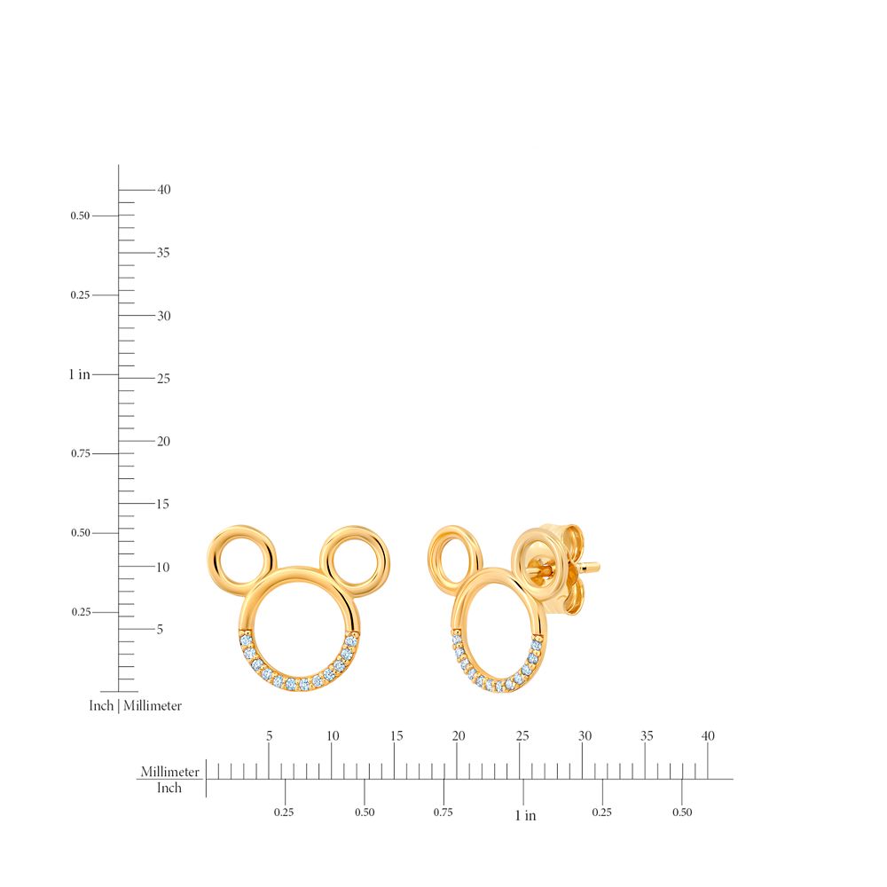 Mickey Mouse Icon Earrings by CRISLU
