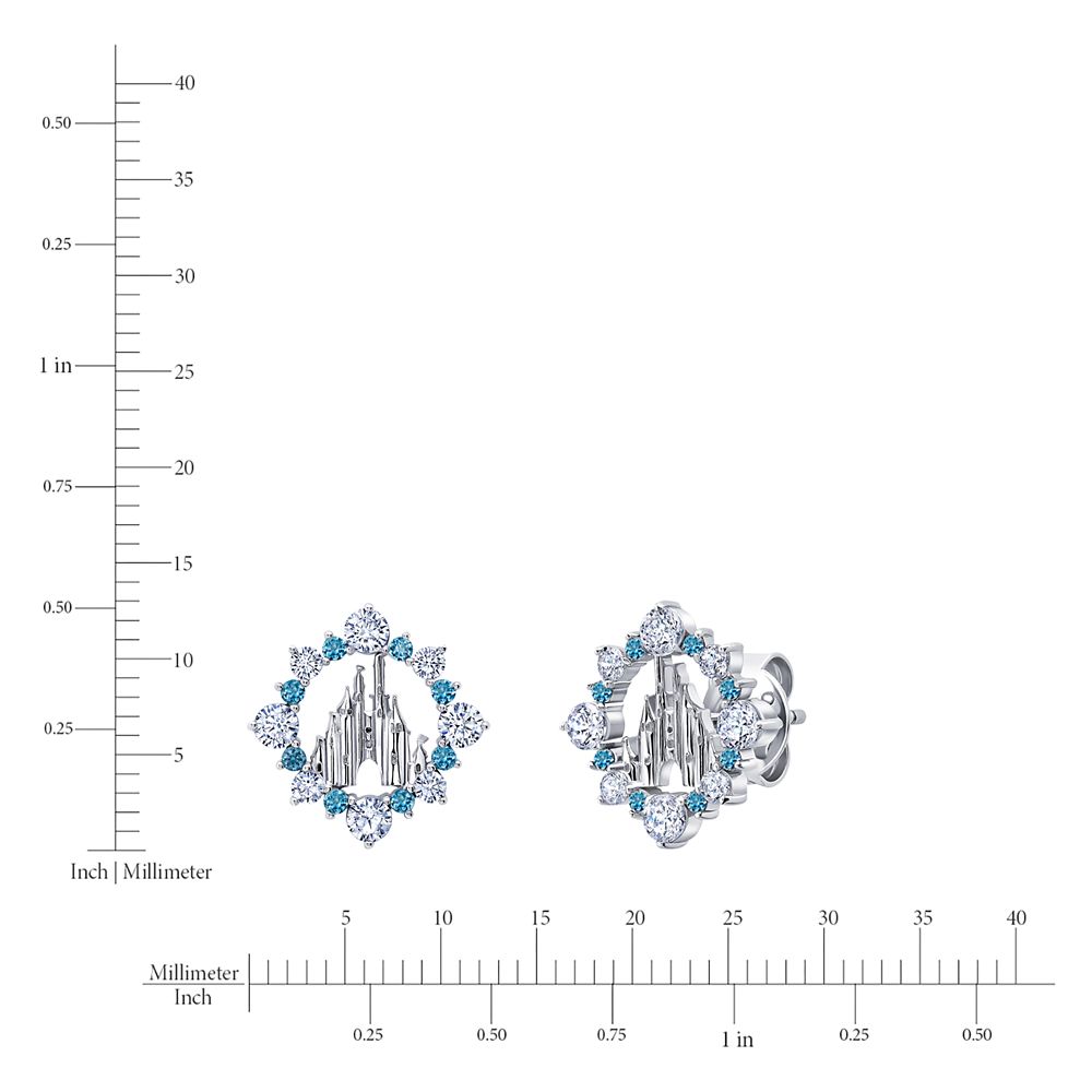 Fantasyland Castle Necklace and Earrings Set by CRISLU