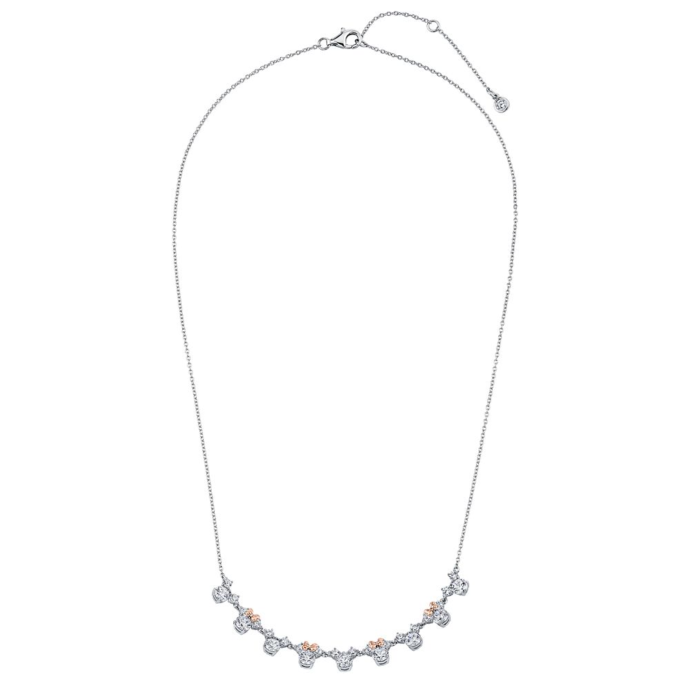 Mickey and Minnie Mouse Icon Necklace by CRISLU