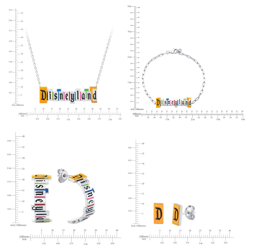 Disneyland Marquee Jewelry Set by CRISLU &ndash; Disneyland 70th Anniversary