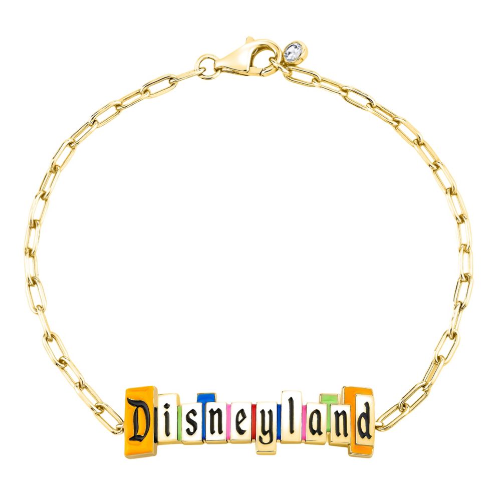 Disneyland Marquee Bracelet by CRISLU &ndash; Gold