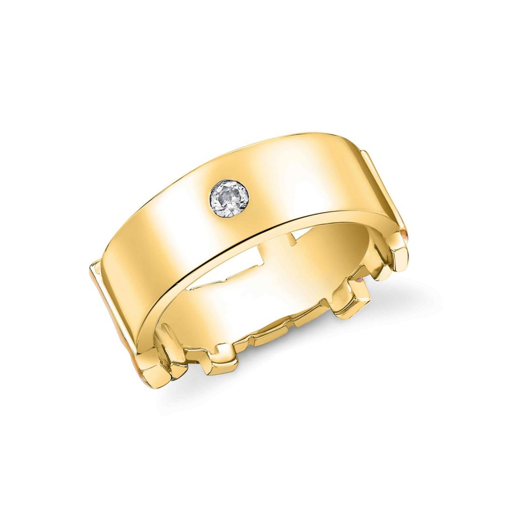 Disneyland Marquee Ring by CRISLU &ndash; Gold