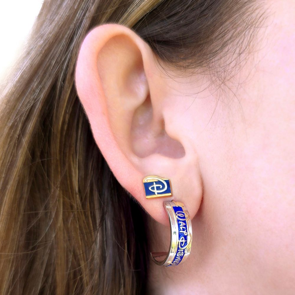 Walt Disney World Marquee Hoop Earrings by CRISLU