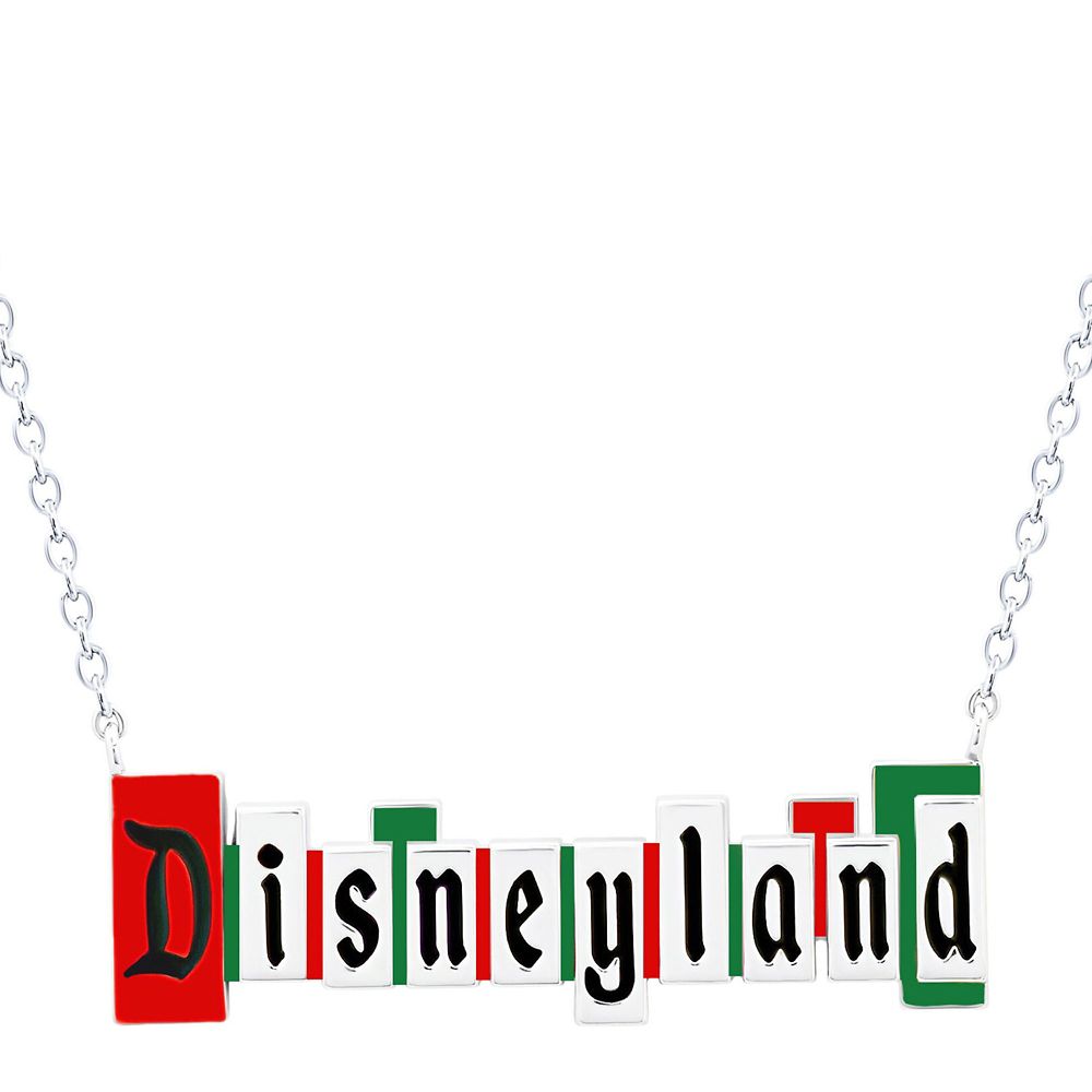 Disneyland Marquee Necklace by CRISLU &ndash; White Gold