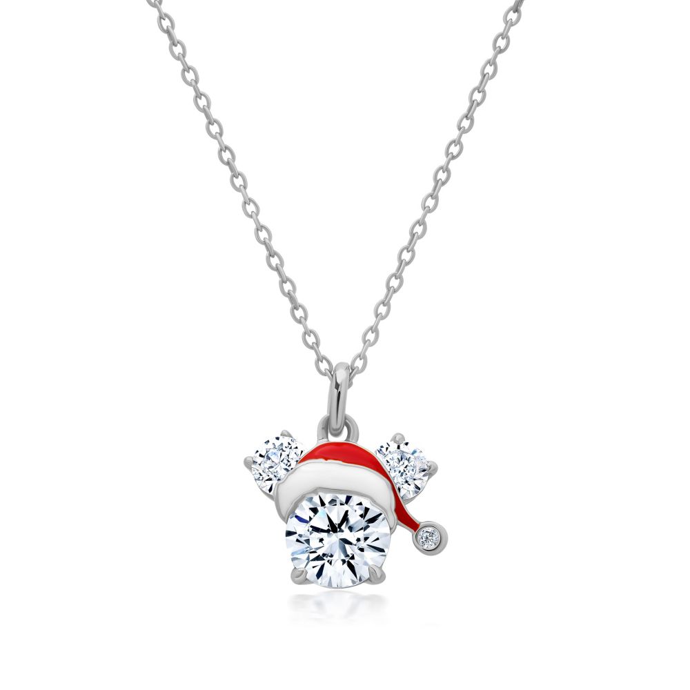 Santa Mickey Mouse Icon Necklace by CRISLU