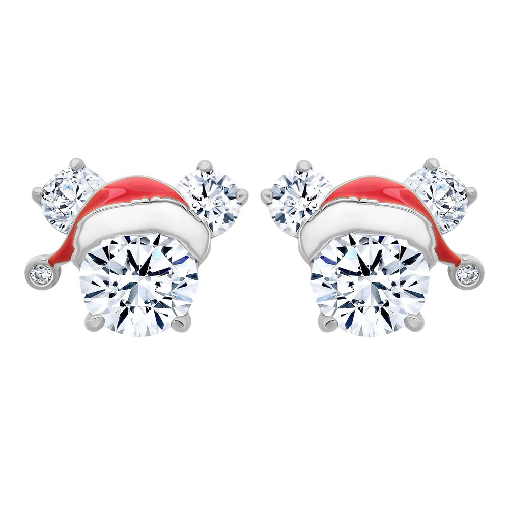 Santa Mickey Mouse Icon Earrings by CRISLU